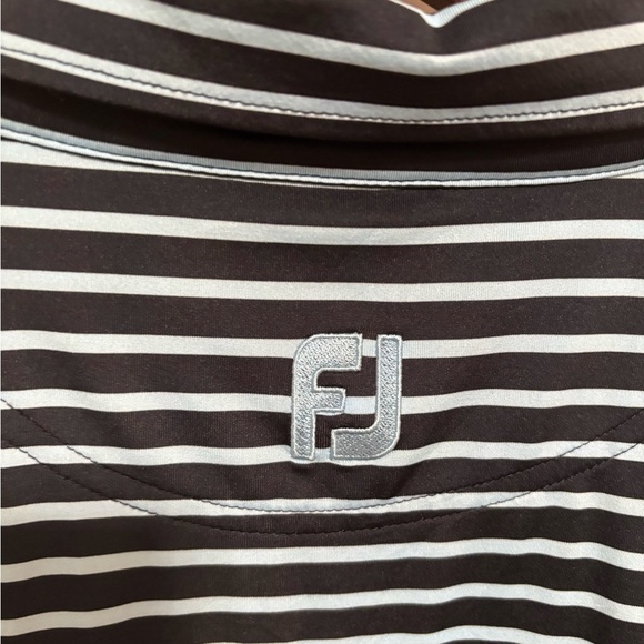 FootJoy Men’s XL Striped Golf Polo Shirt – Inverness 2021 Member Guest–Navy/Blue - Picture 2 of 7